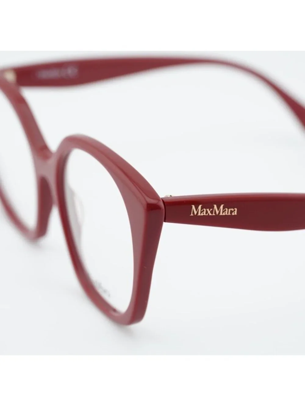 Max Mara MM5082 066 Eyeglasses Red 53mm Square Frame